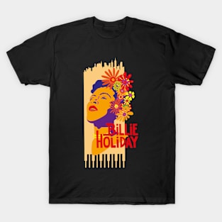 Echoes of Elegance: Billie Holiday Design T-Shirt